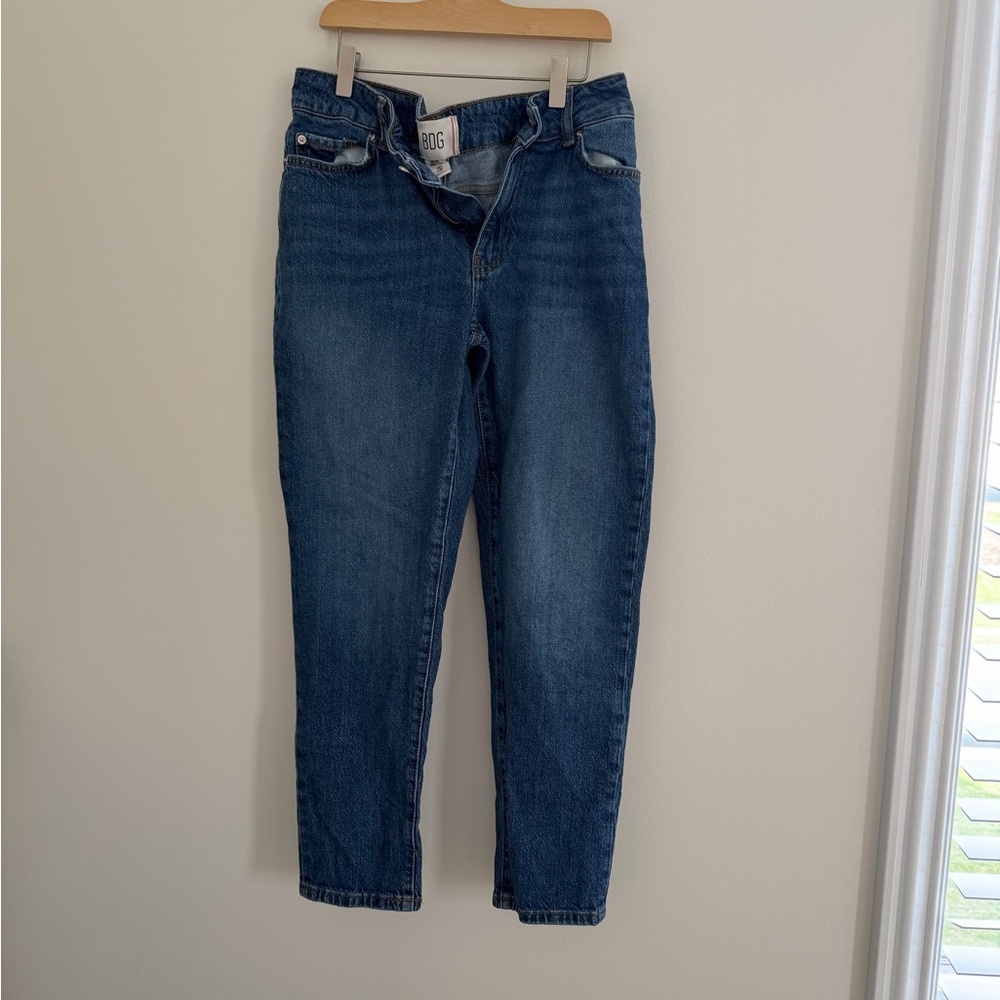 BDG-Urban Outfitters Denim Mid-Rise Skinny Jeans in Medium Blue